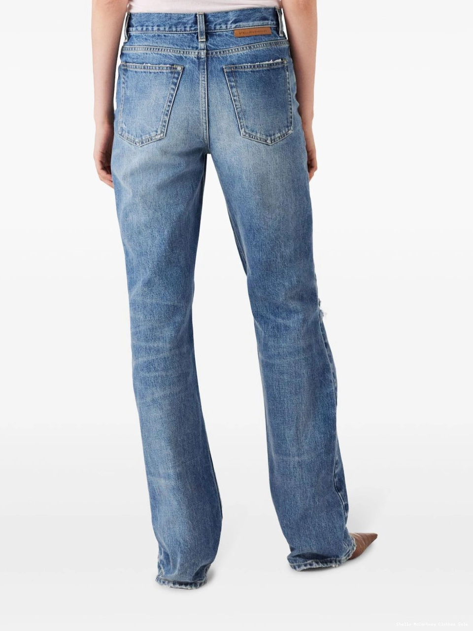 Cheap Women bootcut jeans chain-detailing Stella McCartney 0820